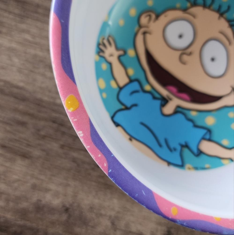 VTG 90s Rugrats Tommy Cereal Bowls - Lot of 2 - Picture 9 of 14